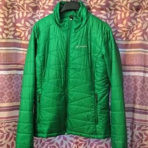 Columbia women's green full zip jacket XL